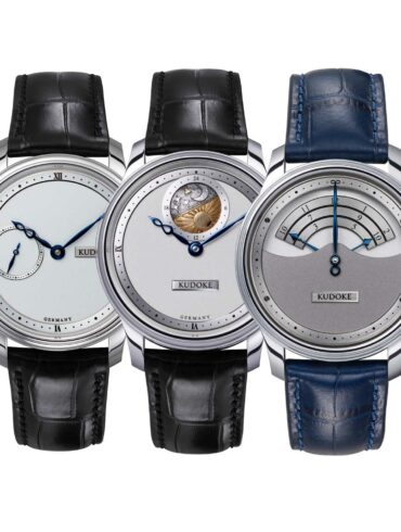 KUDOKE 3 version nocturne - montre artisanale