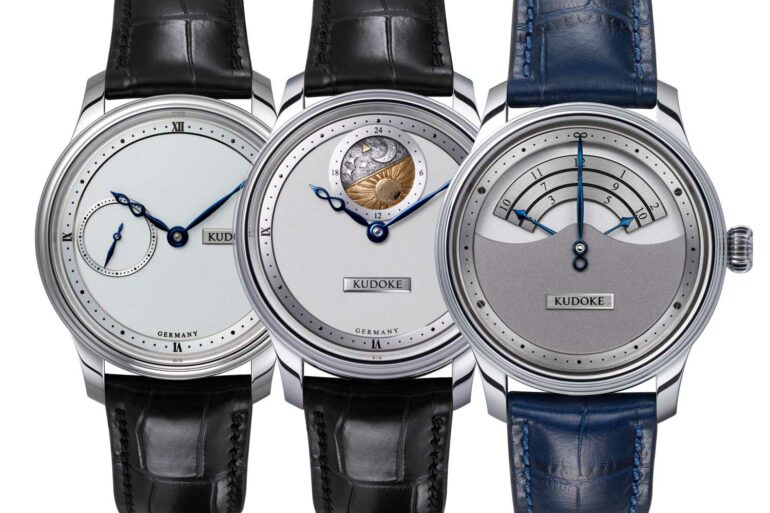 KUDOKE 3 version nocturne - montre artisanale