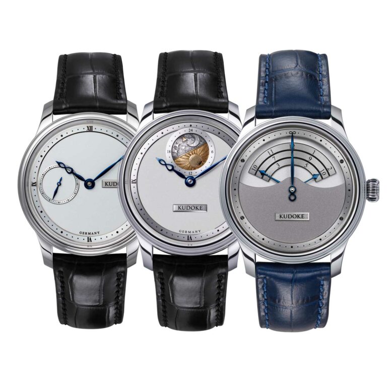 KUDOKE 3 version nocturne - montre artisanale