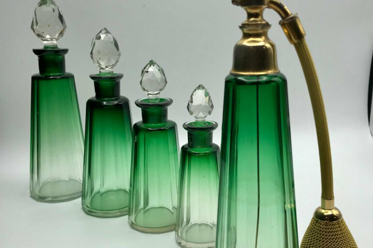 Flacon parfum ancien cristal