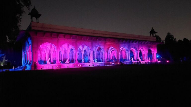Galerie d'art Delhi nuit