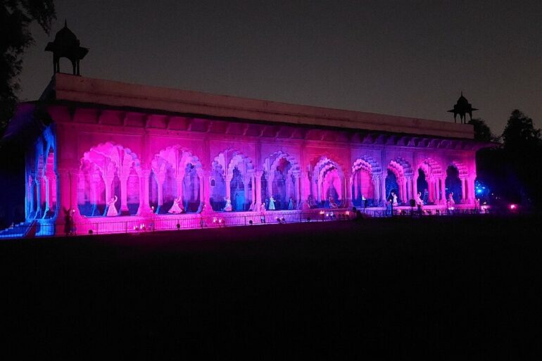 Galerie d'art Delhi nuit