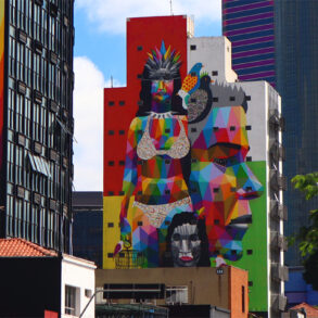 sao paulo skyscrapers street art