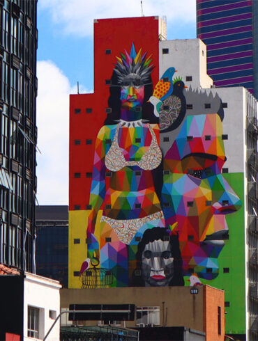 sao paulo skyscrapers street art