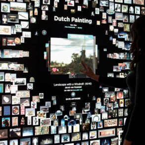 Écran géant interactif musée