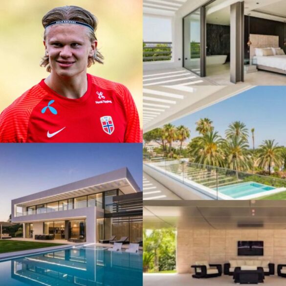 Erling Haaland villa manoir luxe