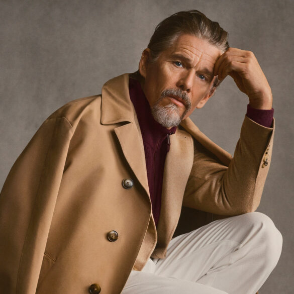 Ethan Hawke Canali suit