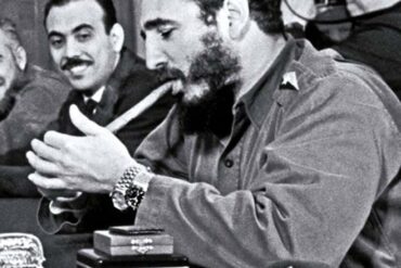 Fidel Castro montre Rolex