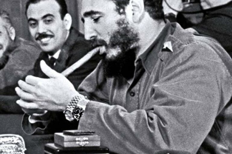 Fidel Castro montre Rolex