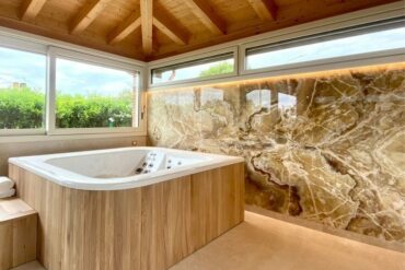 intérieur spa luxe marbre