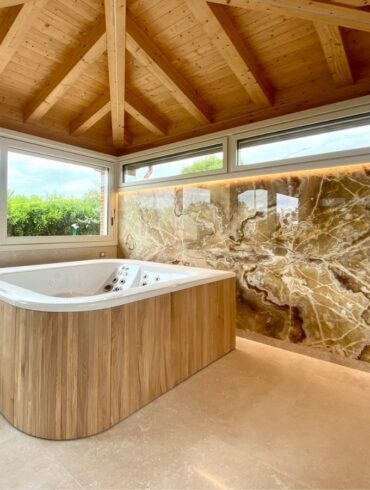 intérieur spa luxe marbre