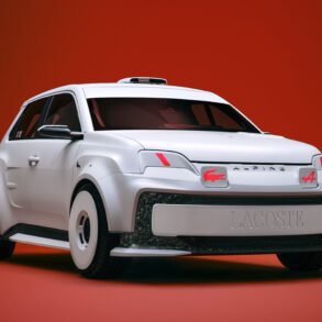 Lacoste Alpine voiture électrique