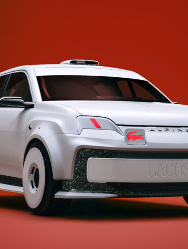 Lacoste Alpine voiture électrique