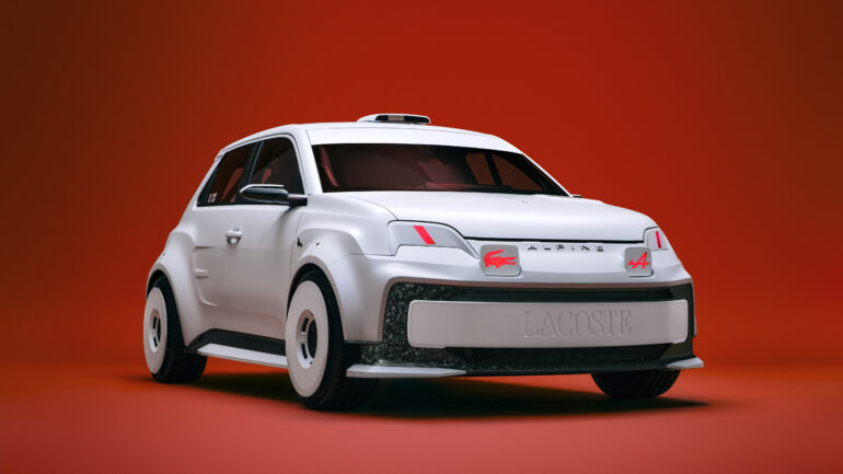 Lacoste Alpine voiture électrique