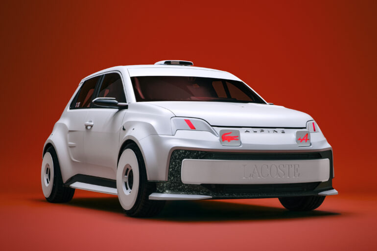 Lacoste Alpine voiture électrique