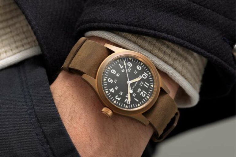 montre Hamilton bronze