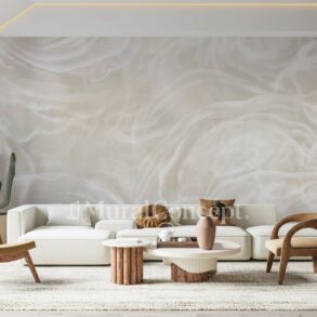 papier peint marbré salon