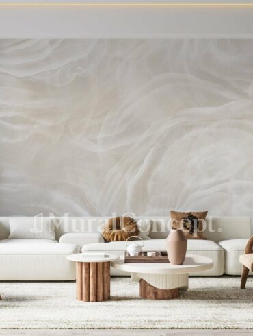 papier peint marbré salon