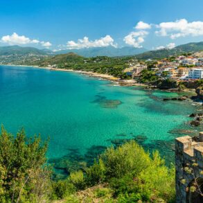 paysage côte Cilento Italie