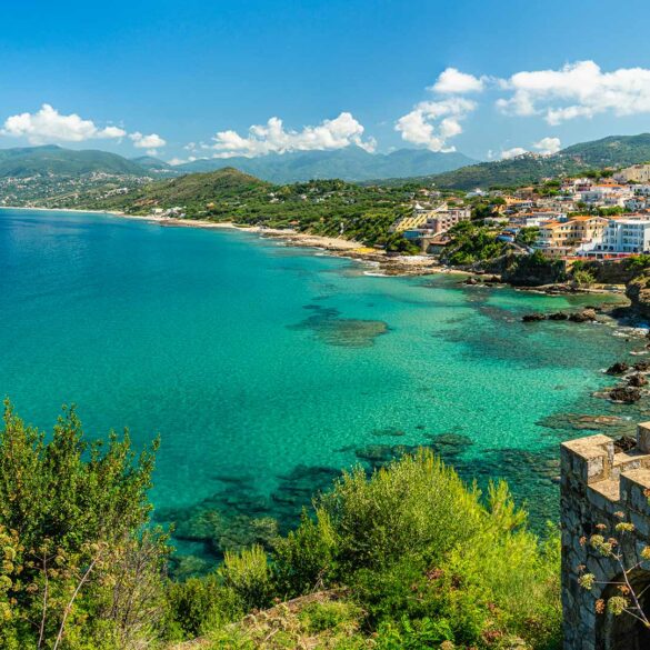 paysage côte Cilento Italie
