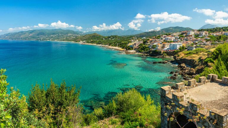 paysage côte Cilento Italie