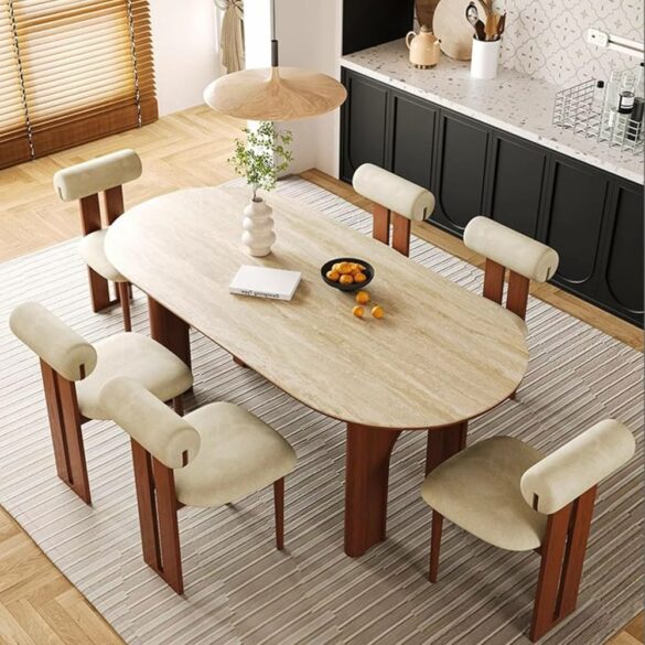 table à manger bois cuisine