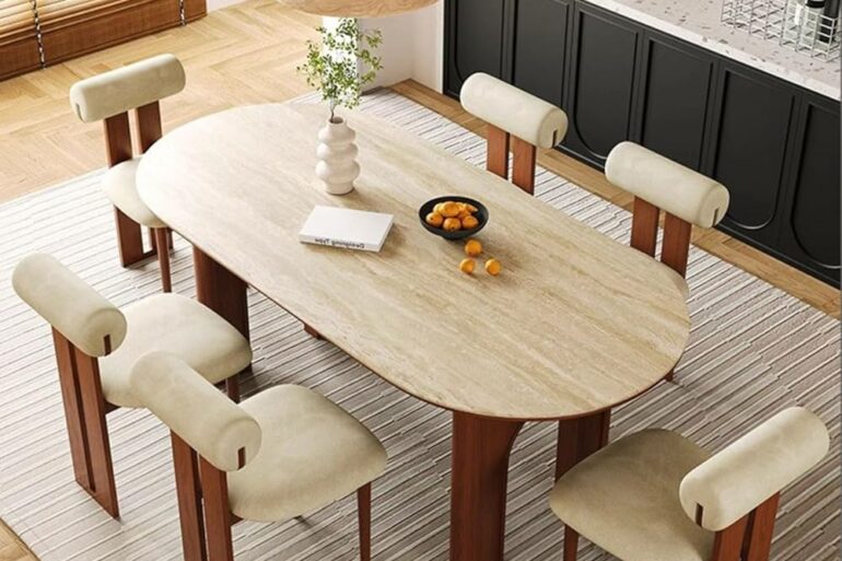 table à manger bois cuisine