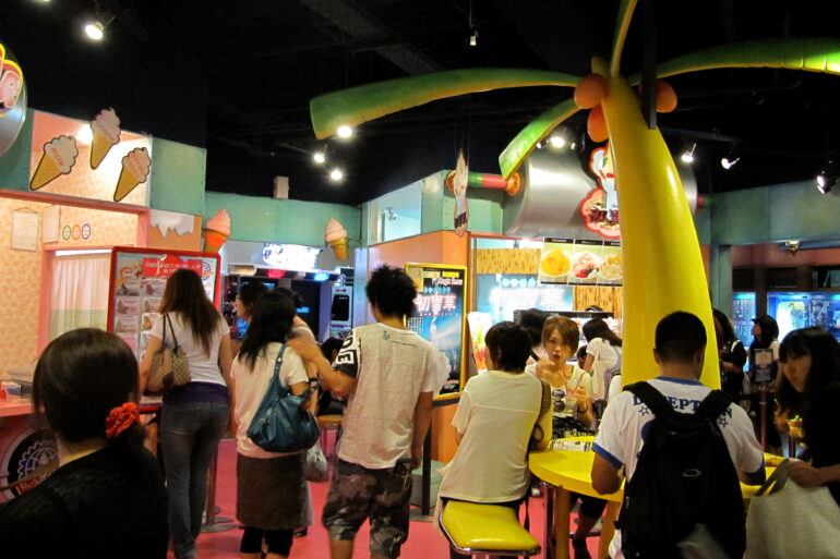 Tokyo ice cream shop