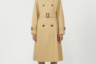trench coat beige gabardine