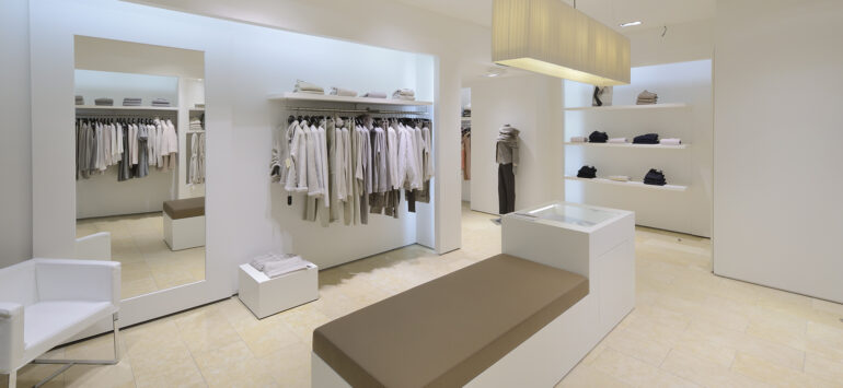 Brunello Cucinelli boutique interior