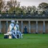 contemporary art stately home