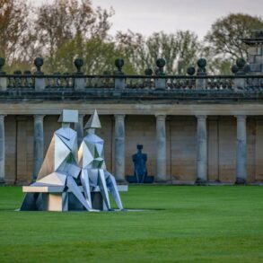 contemporary art stately home