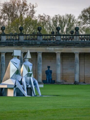 contemporary art stately home