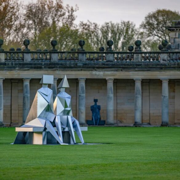 contemporary art stately home