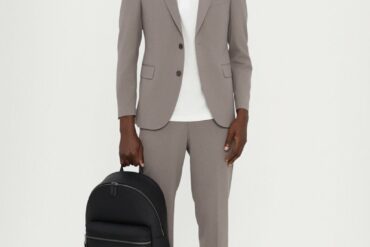 costume homme luxe valise