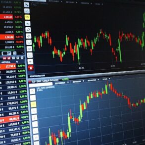 écran trading Wall Street