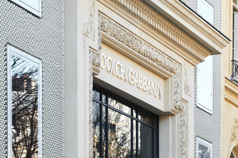 Dolce Gabbana boutique luxe