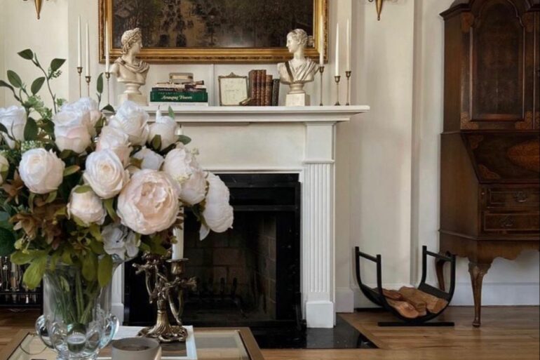 elegant aristocratic historical interior decor antique furniture