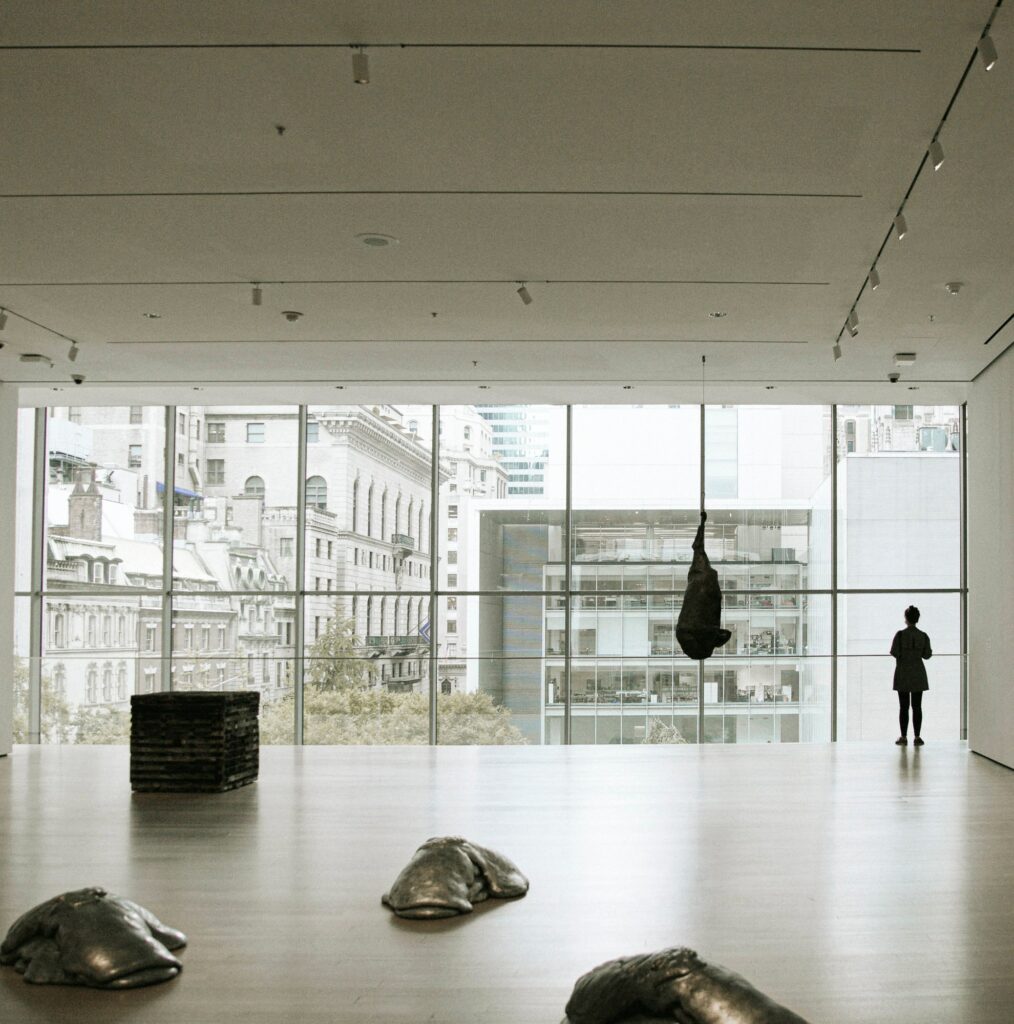 empty art gallery interior
