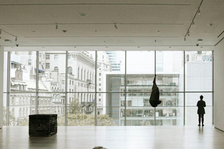 empty art gallery interior