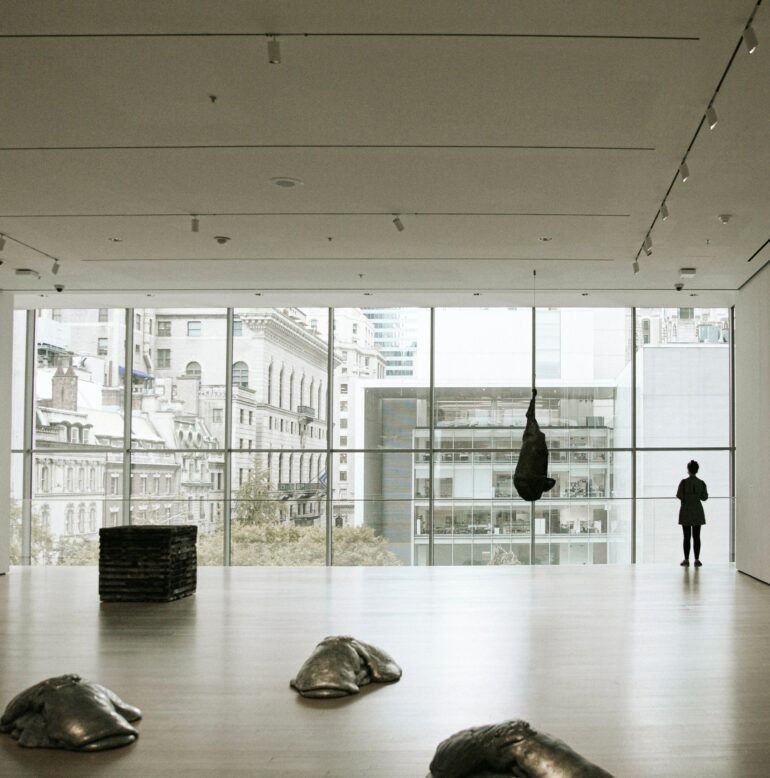 empty art gallery interior