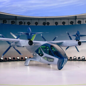 eVTOL air taxi takeoff