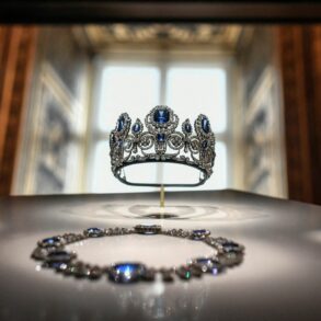 Louvre vitrine bijoux couronne