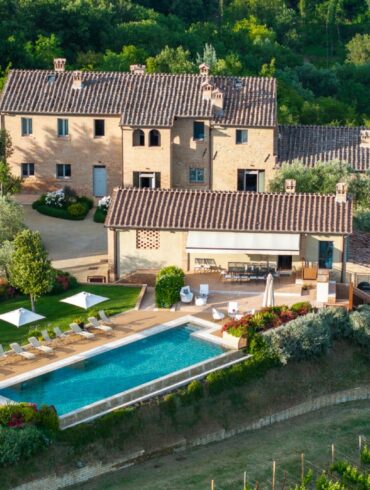 luxury villa remote landscape
