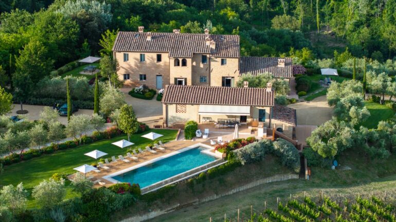 luxury villa remote landscape