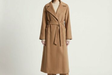 manteau cachemire luxe minimaliste