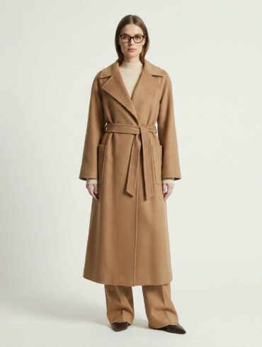 manteau cachemire luxe minimaliste