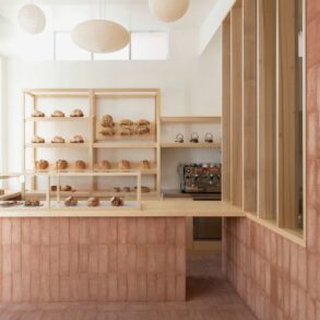 Milan modern bakery interior