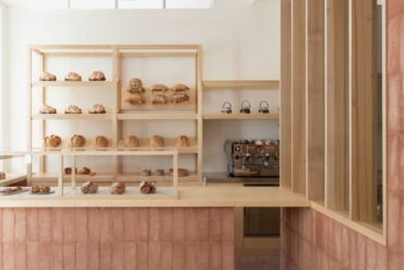 Milan modern bakery interior