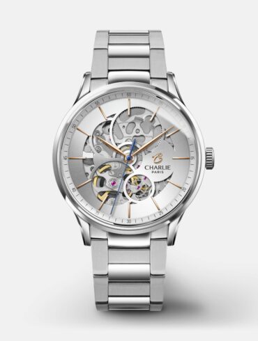 montre mécanisme cadran acier